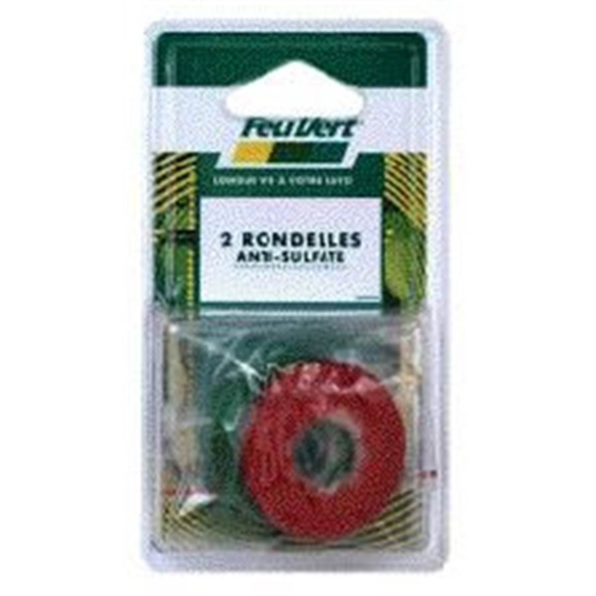 2 Rondelles Anti-sulfate Feu Vert