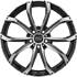 Jante aluminium Msw 18 pouces Noir Face Polie