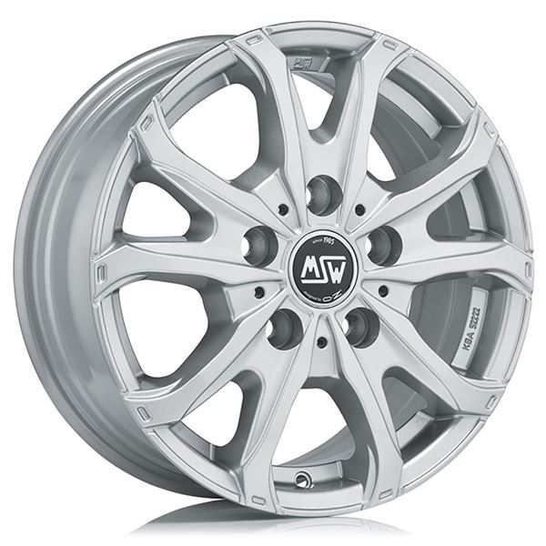 Jante aluminium Msw 16 pouces Argent
