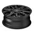 Jante aluminium Msw 17 pouces Noir Mat