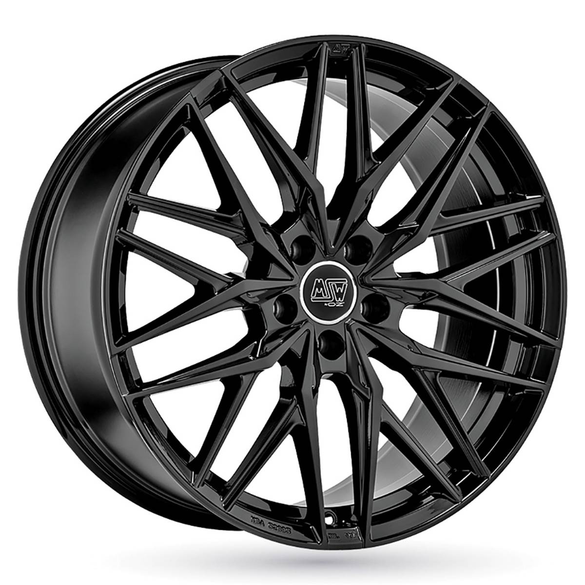 Jante Aluminium Msw 18 Pouces Noir Brillant