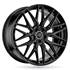 Jante aluminium Msw 19 pouces Noir Brillant