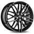 Jante aluminium Msw 17 pouces Noir Brillant Face Polie