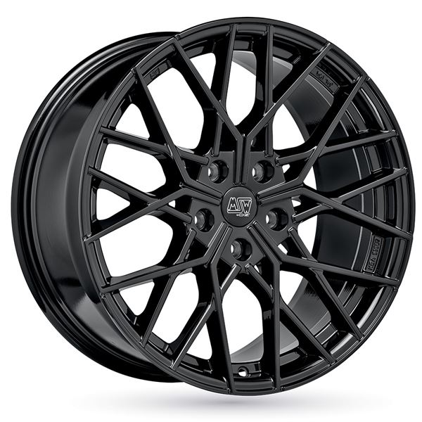 Jante aluminium Msw 18 pouces Noir Brillant