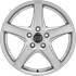 Jante aluminium Msw 16 pouces Argent