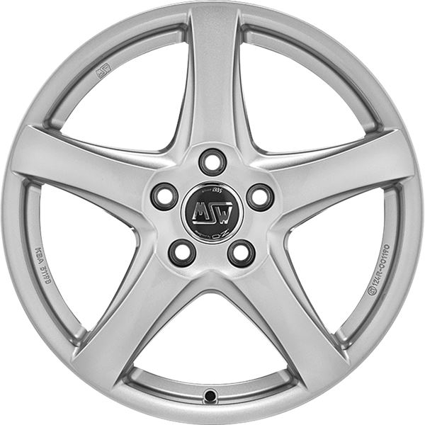 Jante aluminium Msw 16 pouces Argent