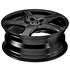 Jante aluminium Msw 17 pouces Noir Brillant