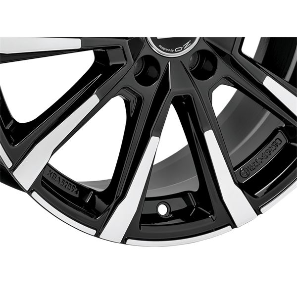 Jante aluminium Msw 16 pouces Noir Brillant Face Polie