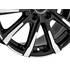 Jante aluminium Msw 17 pouces Noir Brillant Face Polie