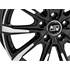 Jante aluminium Msw 17 pouces Noir Brillant Face Polie