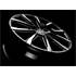 Jante aluminium Msw 17 pouces Noir Brillant Face Polie