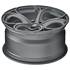 Jante aluminium Msw 18 pouces Gris Mat
