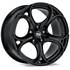 Jante aluminium Msw 18 pouces Noir Brillant