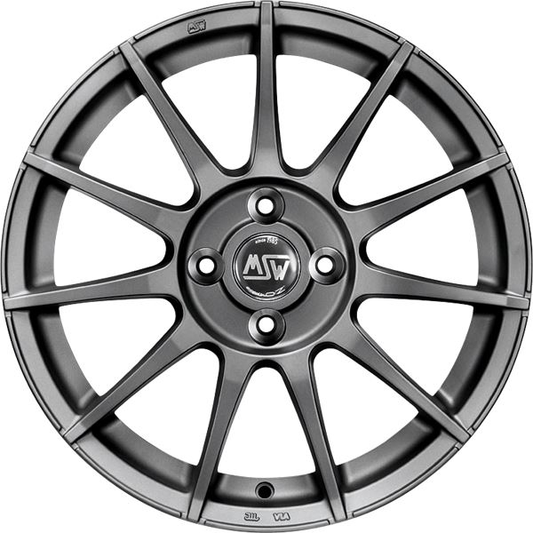 Jante aluminium Msw 17 pouces Gris Mat