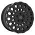 Jante aluminium Msw 18 pouces Noir Mat Bord Poli