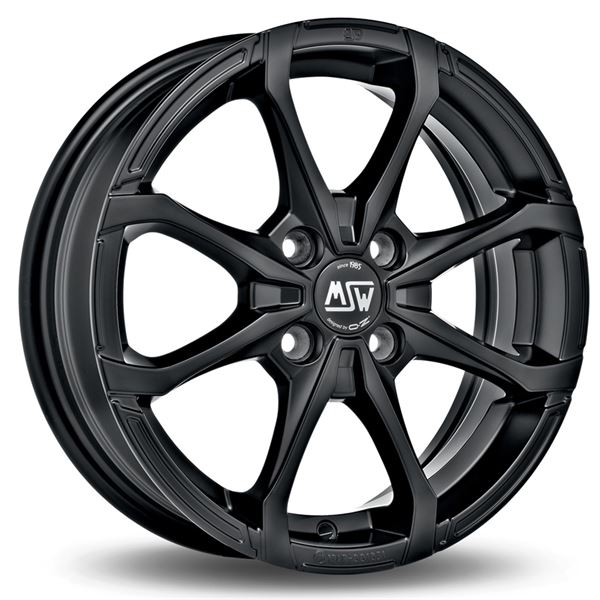 Jante aluminium Msw 14 pouces Noir Mat