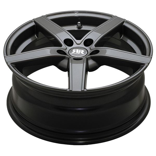 Jante aluminium Racer 17 pouces Gris Brillant