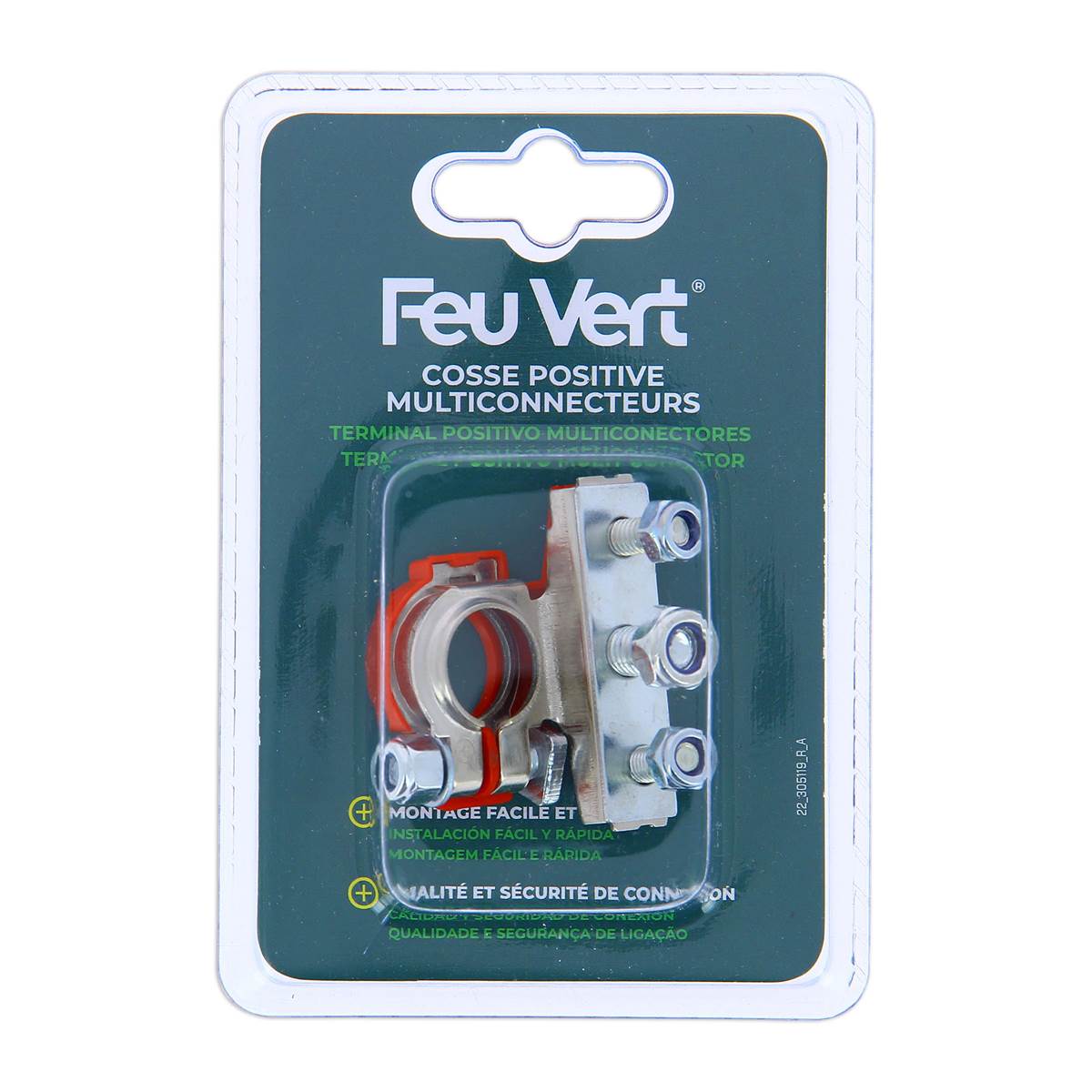 Cosse Positive Multiconnecteurs Feu Vert