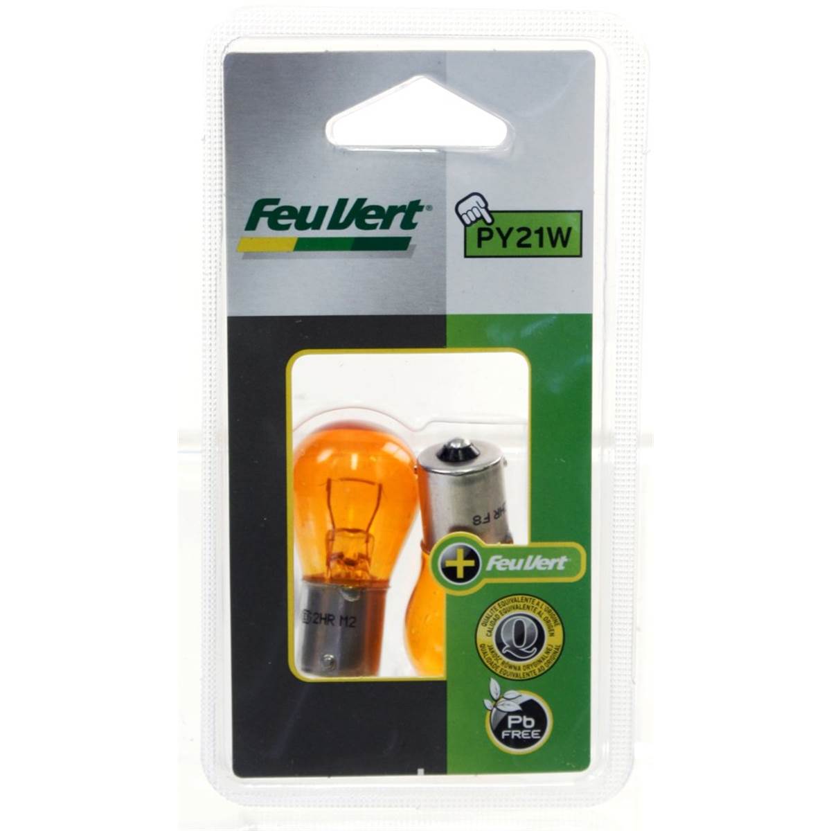 Ampoules (2 pièces) Feu Vert Py21w