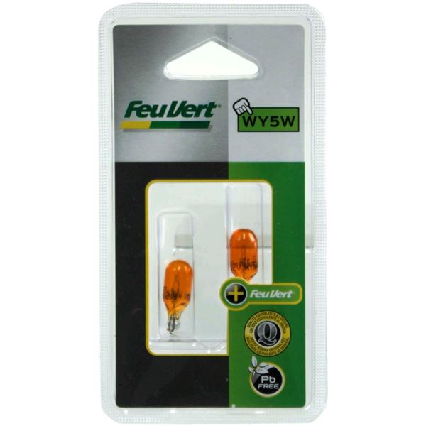 2 Ampoules Feu Vert WY5W
