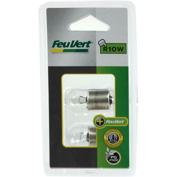 2 Ampoules Feu Vert R10W