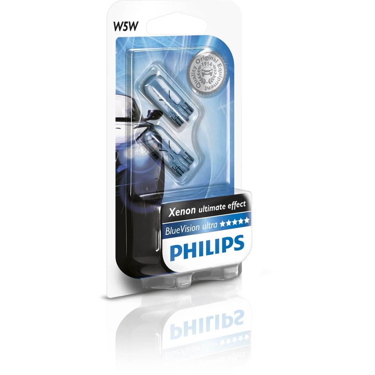 Ampoules (2 pièces) Philips Premium White Vision W5w