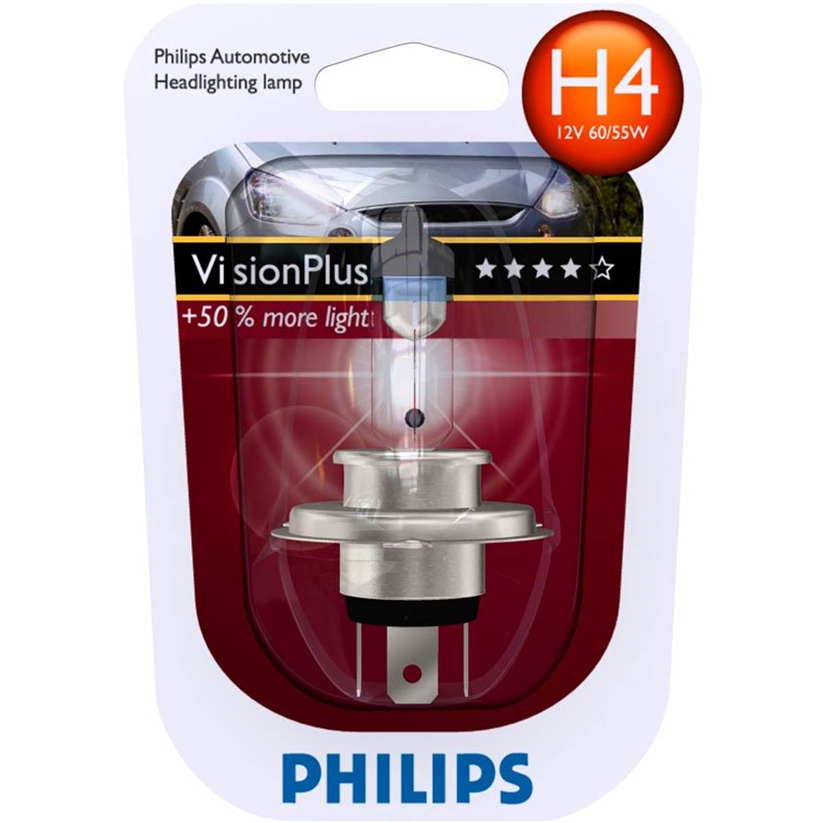 Ampoule Philips H4 Vision Plus