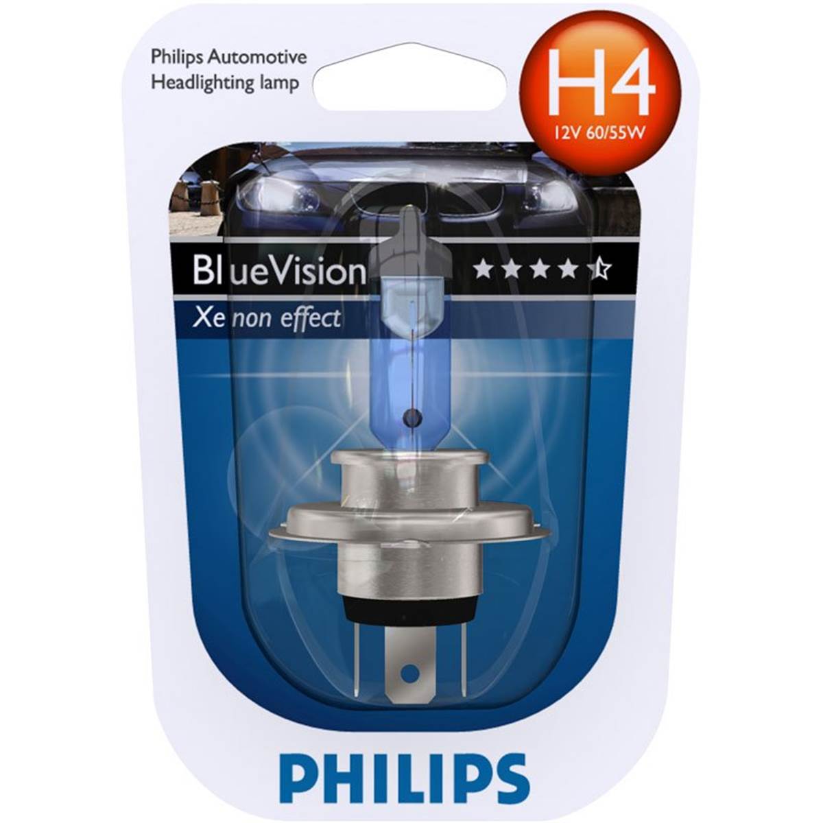 Ampoule Philips H4 Blue Vision