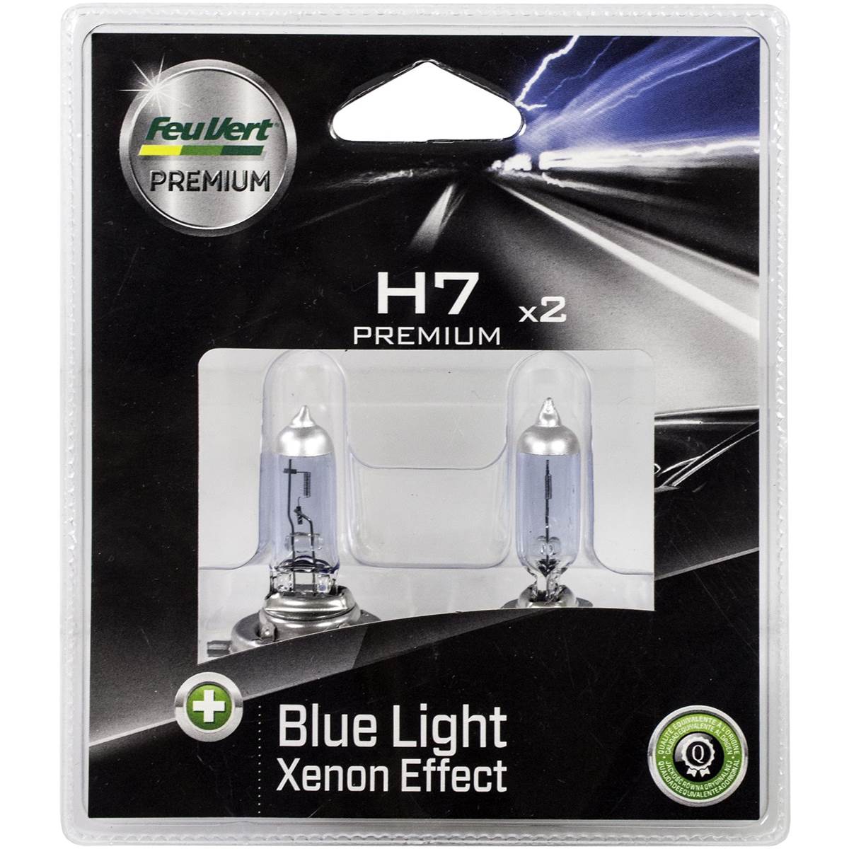 Ampoules (2 pièces) Feu Vert Premium Effet Xenon H7