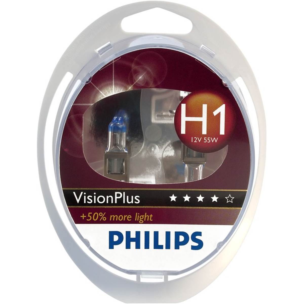 Ampoules (2 pièces) Philips H1 Vision Plus