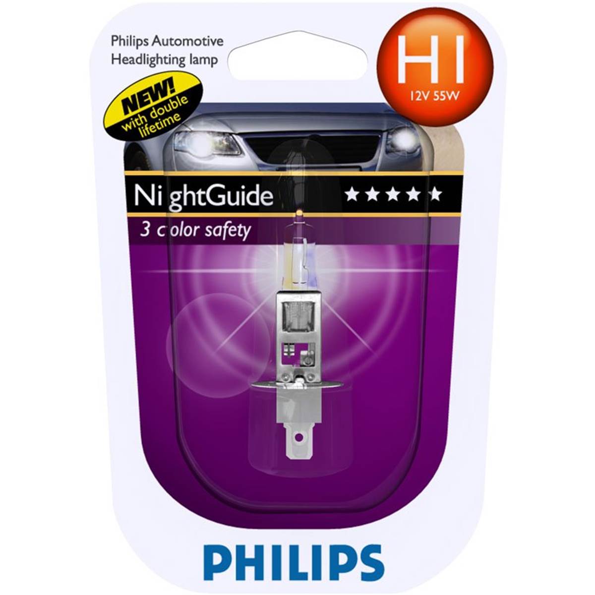 Ampoule Philips H1 Night Guide