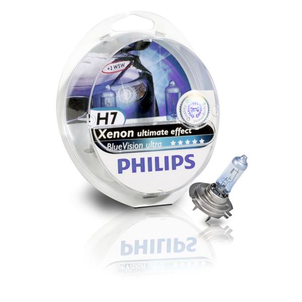 2 ampoules Philips premium White Vision H7