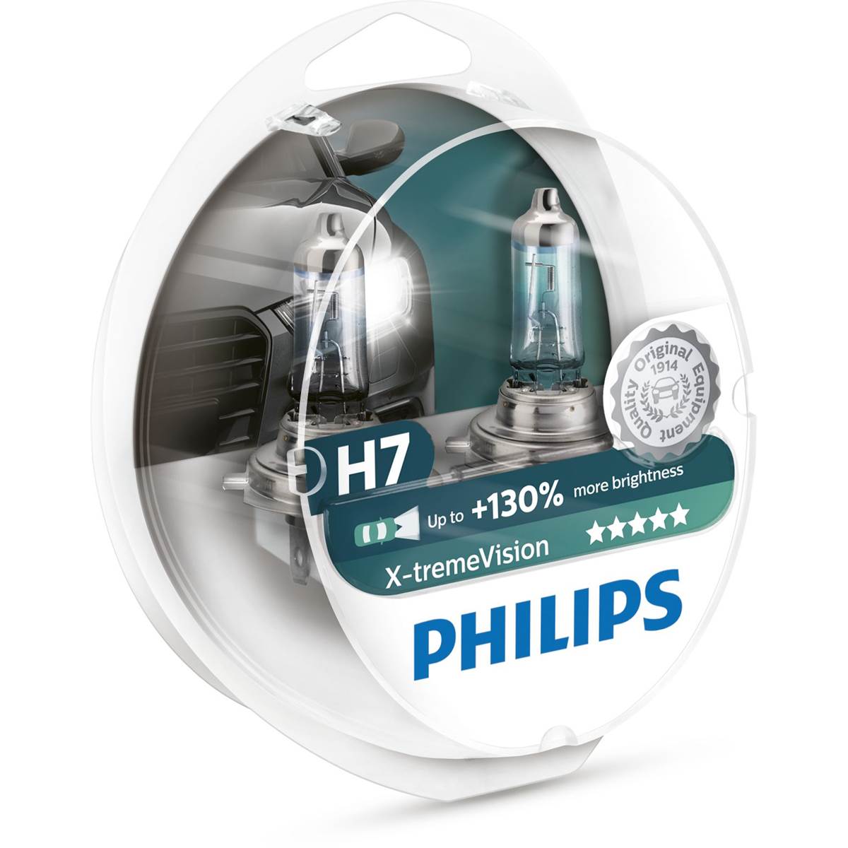 Ampoules (2 pièces) Philips Premium X-treme Vision H7