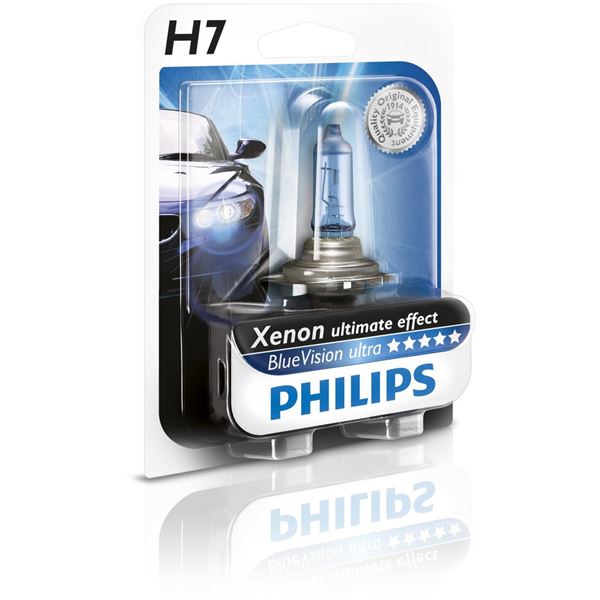 2 AMPOULE H7 12V 55W PHILIPS X-TREME VISION EXTREME +100% - ADTUNING FRANCE