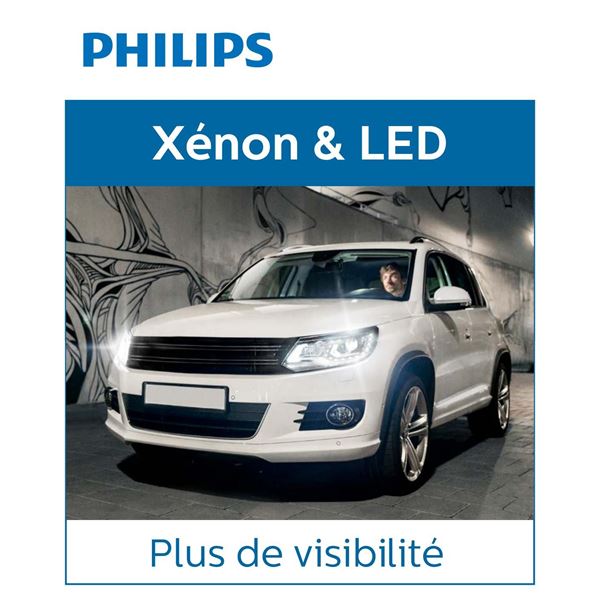 1 ampoule Philips premium LED 4000 K C5W - Feu Vert