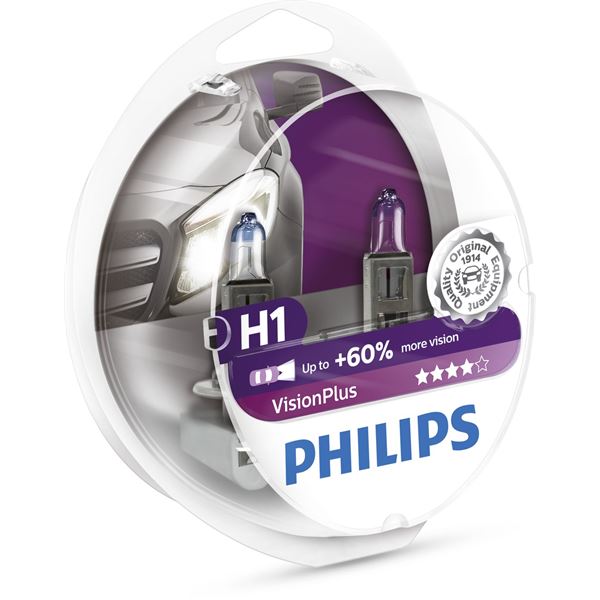 Philips Vision H7 Ampoule De Phare Avant, plus 30% De