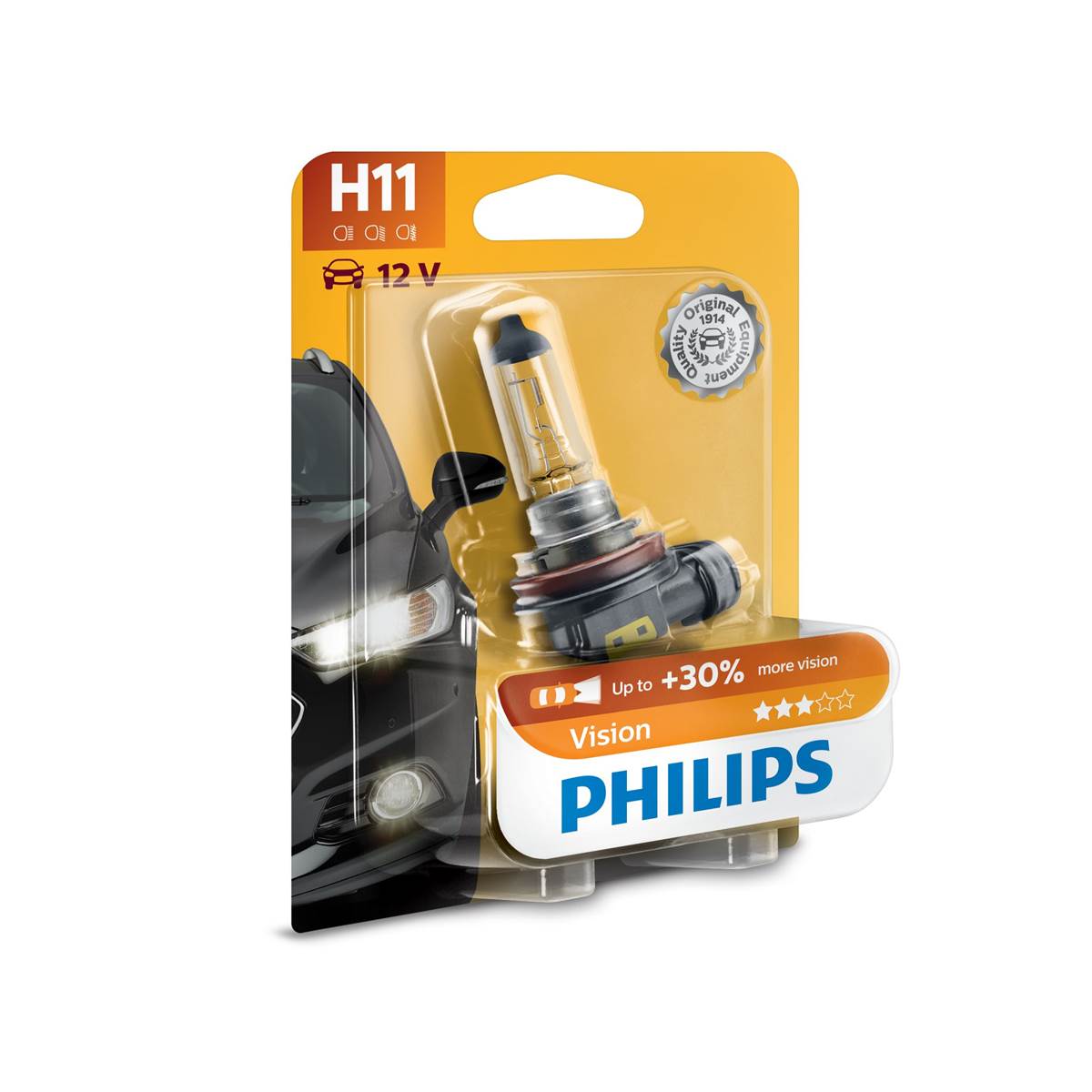 1 ampoule Philips premium Vision H11