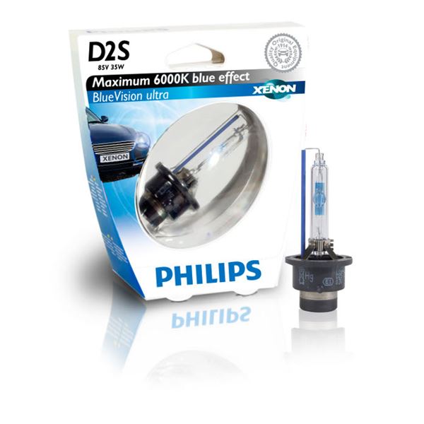 2 ampoules Philips premium White Vision H7 - Feu Vert