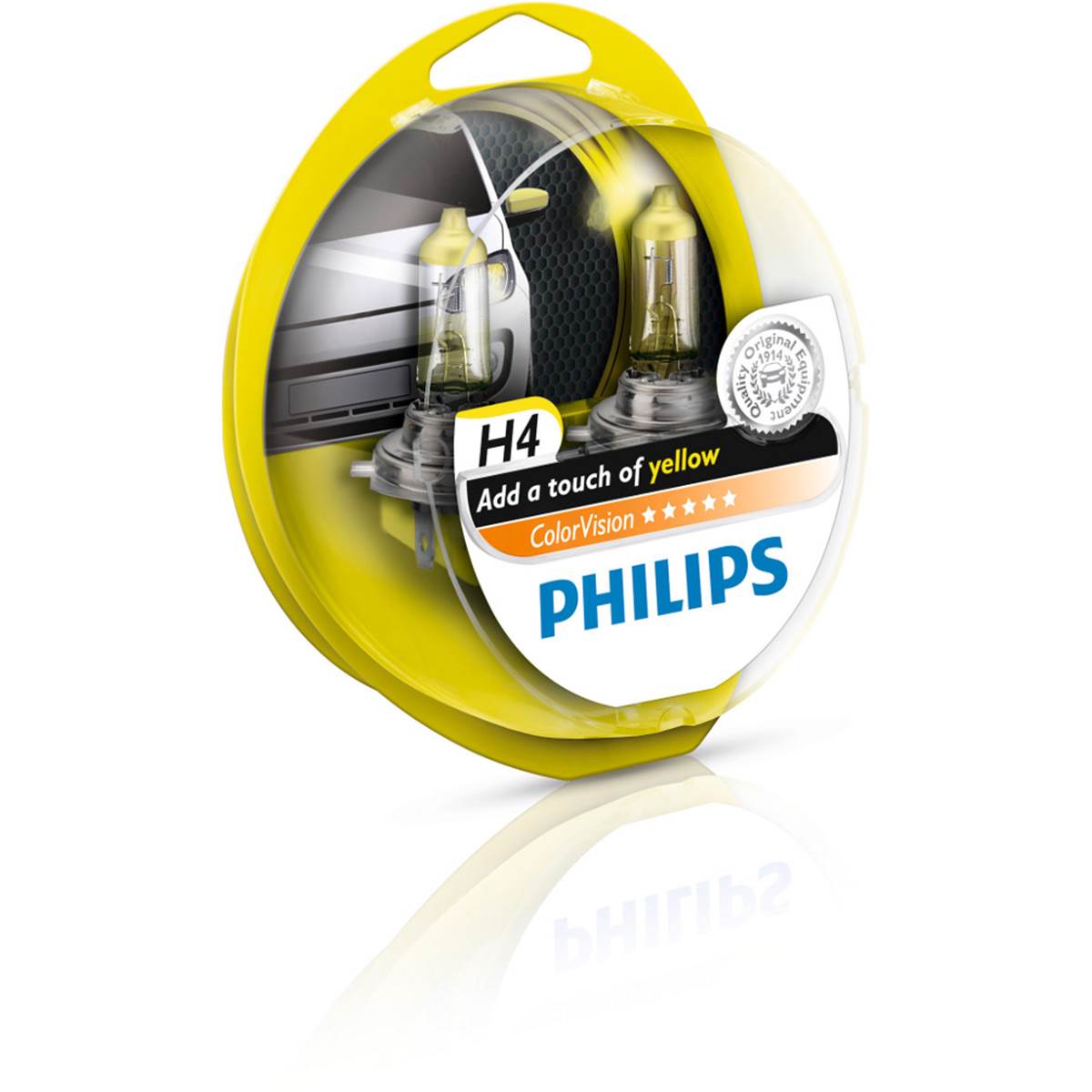 Ampoules (2 pièces) Philips Premium Colorvision Jaune H7