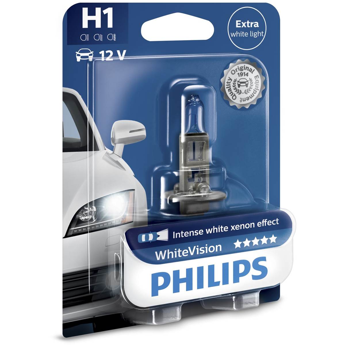 Ampoule Philips Premium White Vision H1