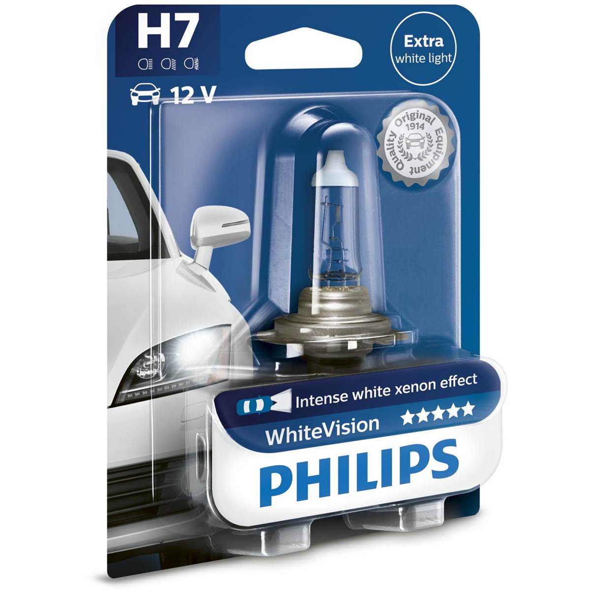 Ampoule Philips Premium White Vision H7