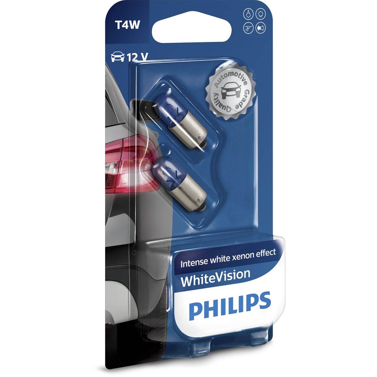 Ampoules (2 pièces) Philips Premium White Vision T4w