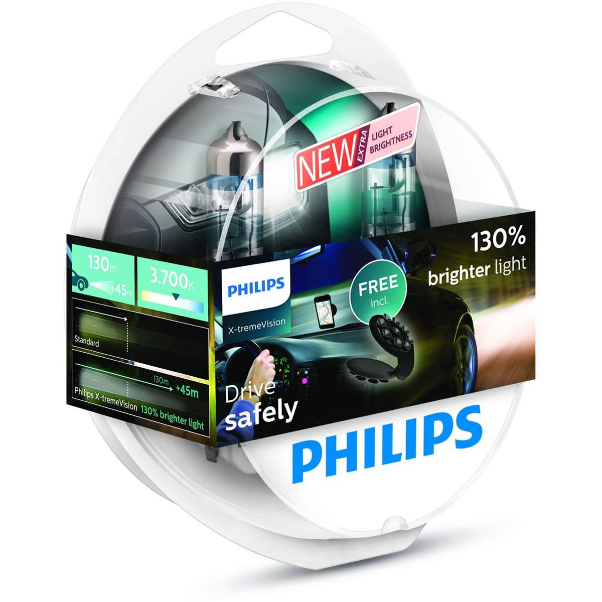 Ampoules (2 pièces) Philips Premium X-treme Vision H4 - Offre Spéciale