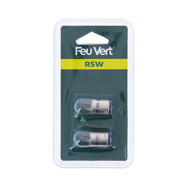 2 Ampoules Feu Vert R5W - Feu Vert