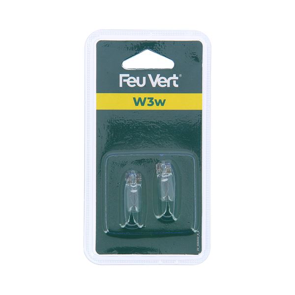 2 Ampoules Feu Vert W3W - Feu Vert