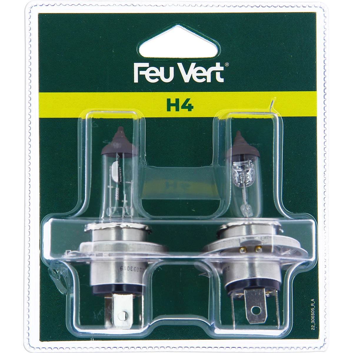 2 ampoules Feu Vert H4