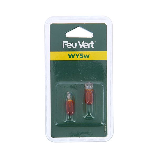 2 Ampoules Feu Vert WY5W