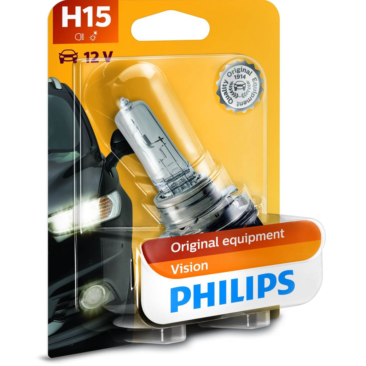 1 Ampoules Philips Premium Vision H15