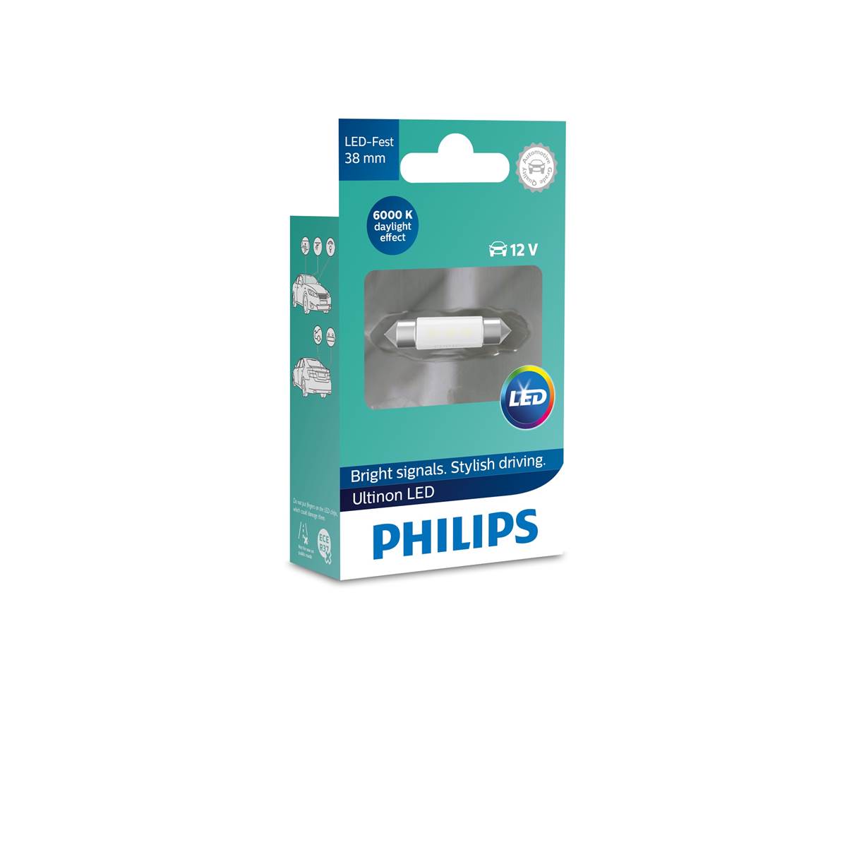 Ampoule Philips Premium Led 6000k C5w 38mm