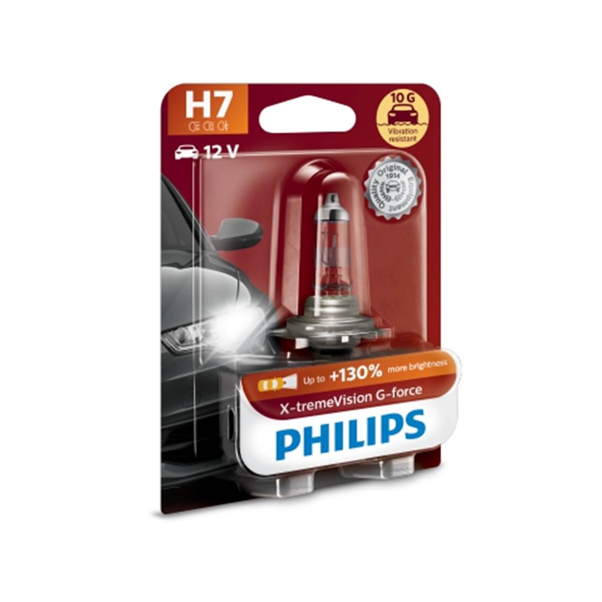 Ampoule Philips Premium X-treme Vision G-force H7